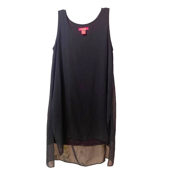 Catherine Malandrino Black overlay short dress, Large - Picture 7 of 8